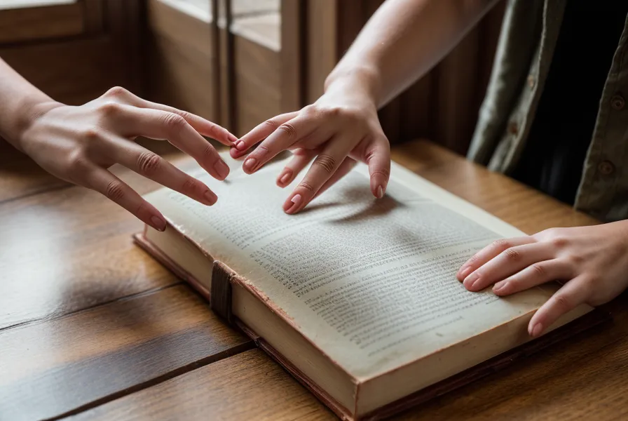Eine Hand greift im Buchladen nach einem schweren Buch im obersten Regal - Alltagsbewegung, die die Brustwirbelsäule fordert