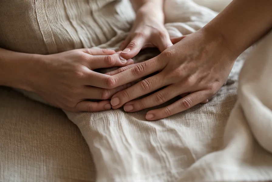 Hände am Buchrücken eines Leinenbandes als Bild für Wirbelsäulentherapie und Selbsthilfe bei chronischen Rückenverspannungen