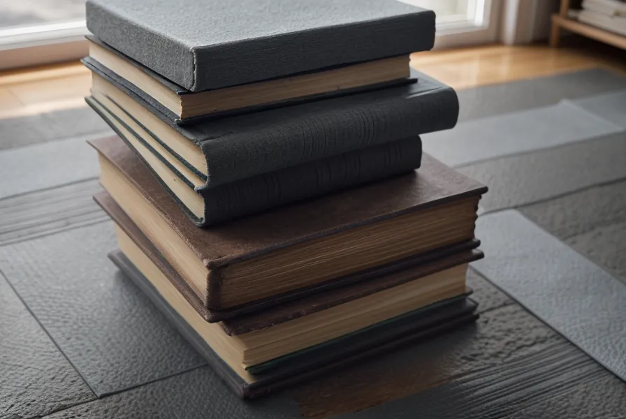 Barfüßige Buchhändlerin übt Wirbelsäulentherapie auf der Matte neben einem Bücherstapel in Altona